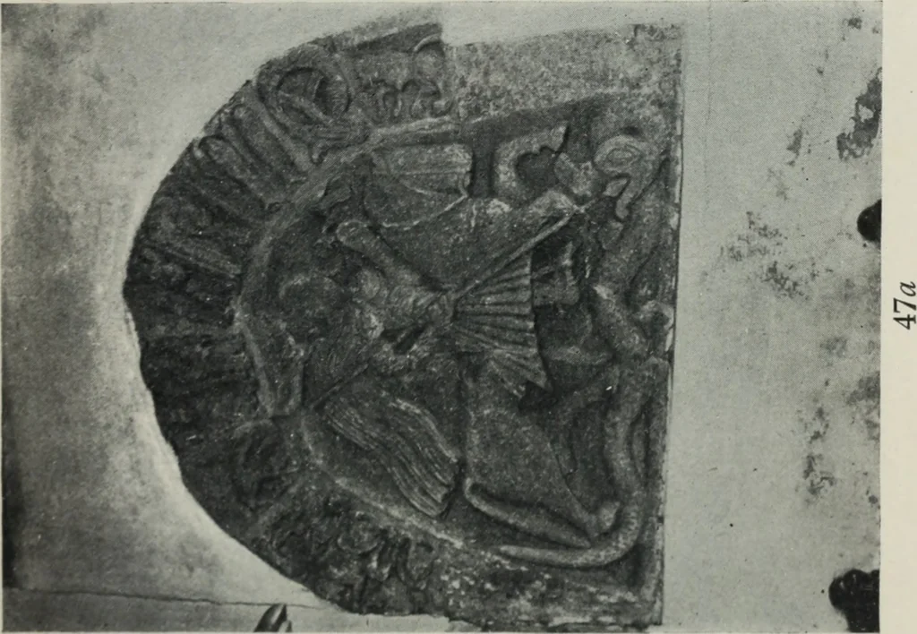 An illustration from Symbolism of animals and birds represented in English architecture, 1913, leaf 198