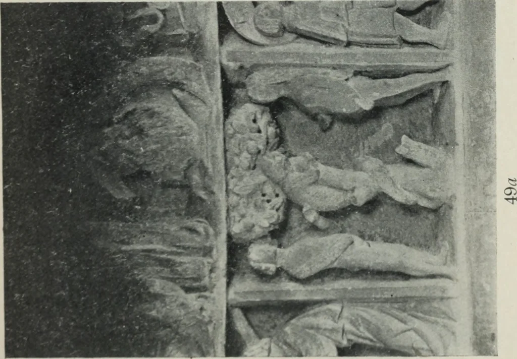 An illustration from Symbolism of animals and birds represented in English architecture, 1913, leaf 204