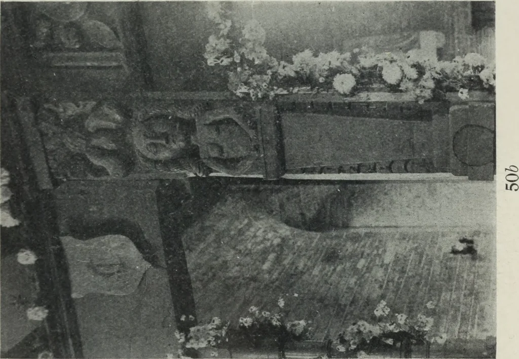 An illustration from Symbolism of animals and birds represented in English architecture, 1913, leaf 206
