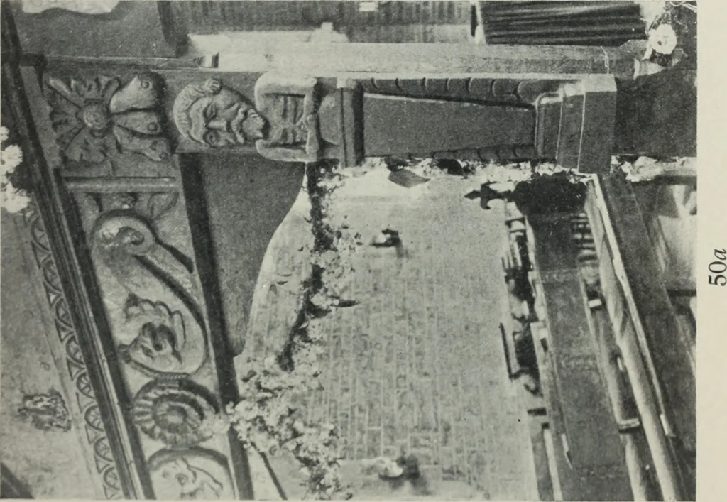 An illustration from Symbolism of animals and birds represented in English architecture, 1913, leaf 206