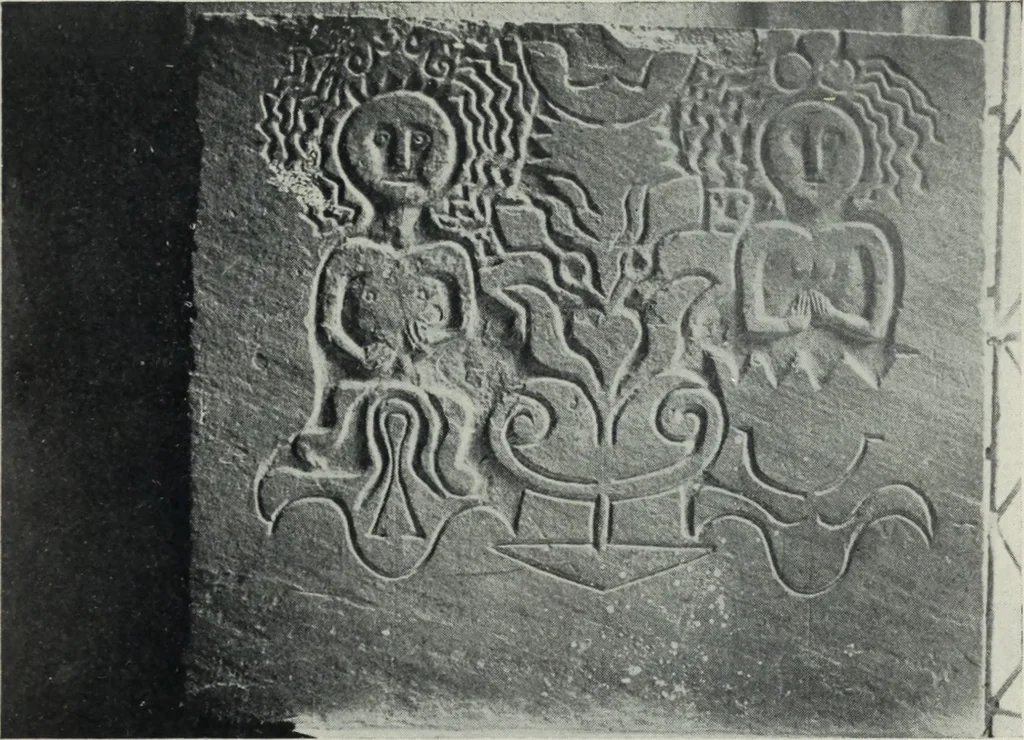 An illustration from Symbolism of animals and birds represented in English architecture, 1913, leaf 210