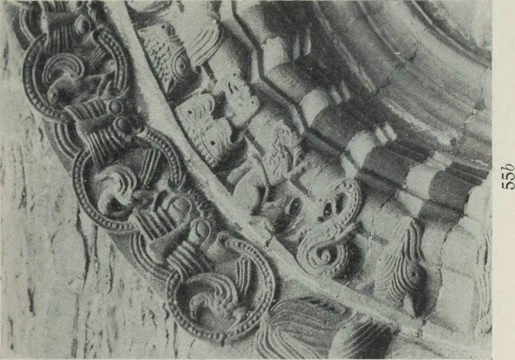 An illustration from Symbolism of animals and birds represented in English architecture, 1913, leaf 222