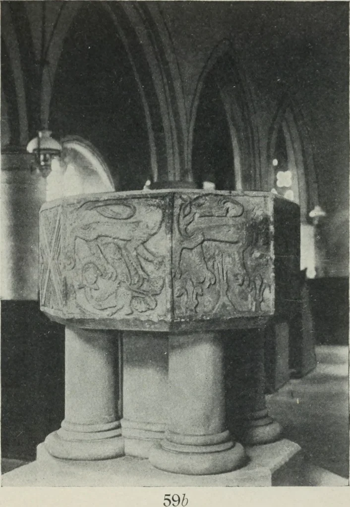 An illustration from Symbolism of animals and birds represented in English architecture, 1913, leaf 234