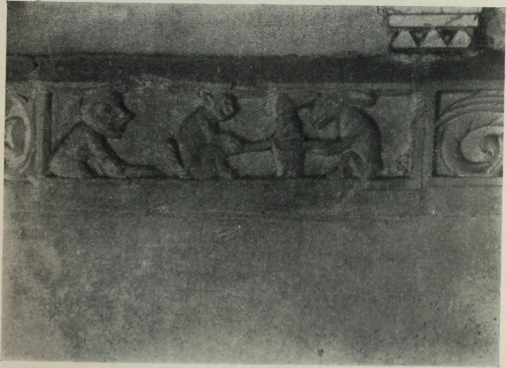 An illustration from Symbolism of animals and birds represented in English architecture, 1913, leaf 30