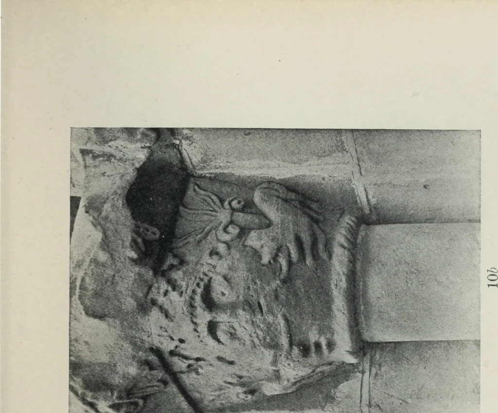 An illustration from Symbolism of animals and birds represented in English architecture, 1913, leaf 50