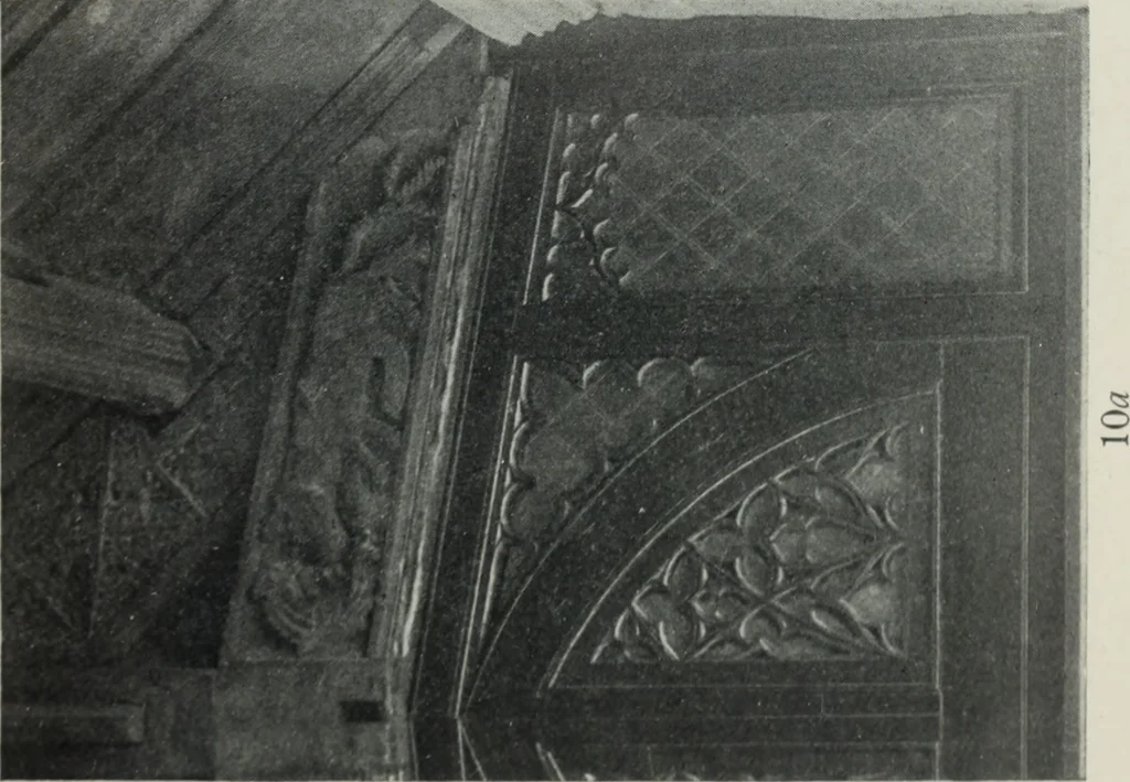 An illustration from Symbolism of animals and birds represented in English architecture, 1913, leaf 50