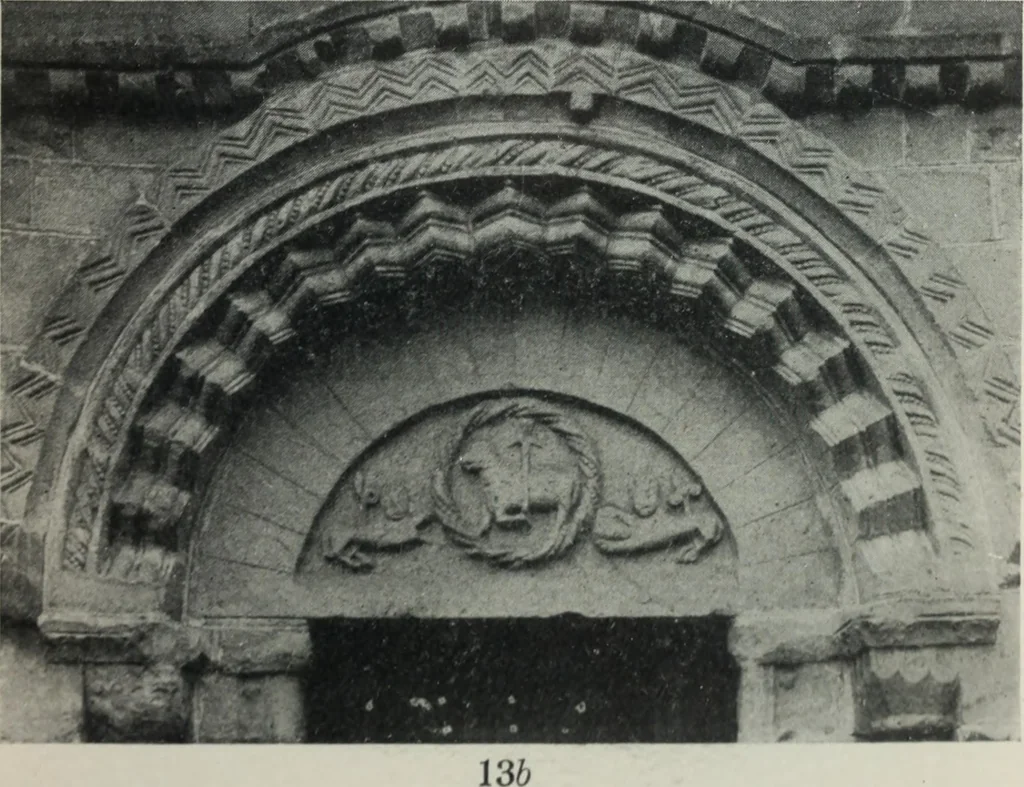 An illustration from Symbolism of animals and birds represented in English architecture, 1913, leaf 62