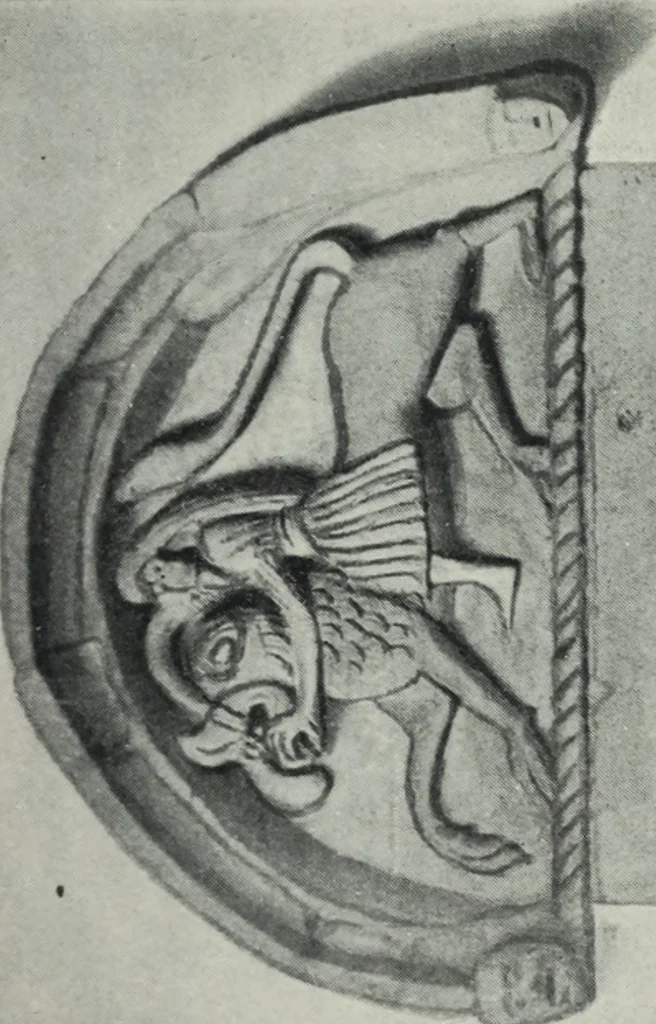 An illustration from Symbolism of animals and birds represented in English architecture, 1913, leaf 86