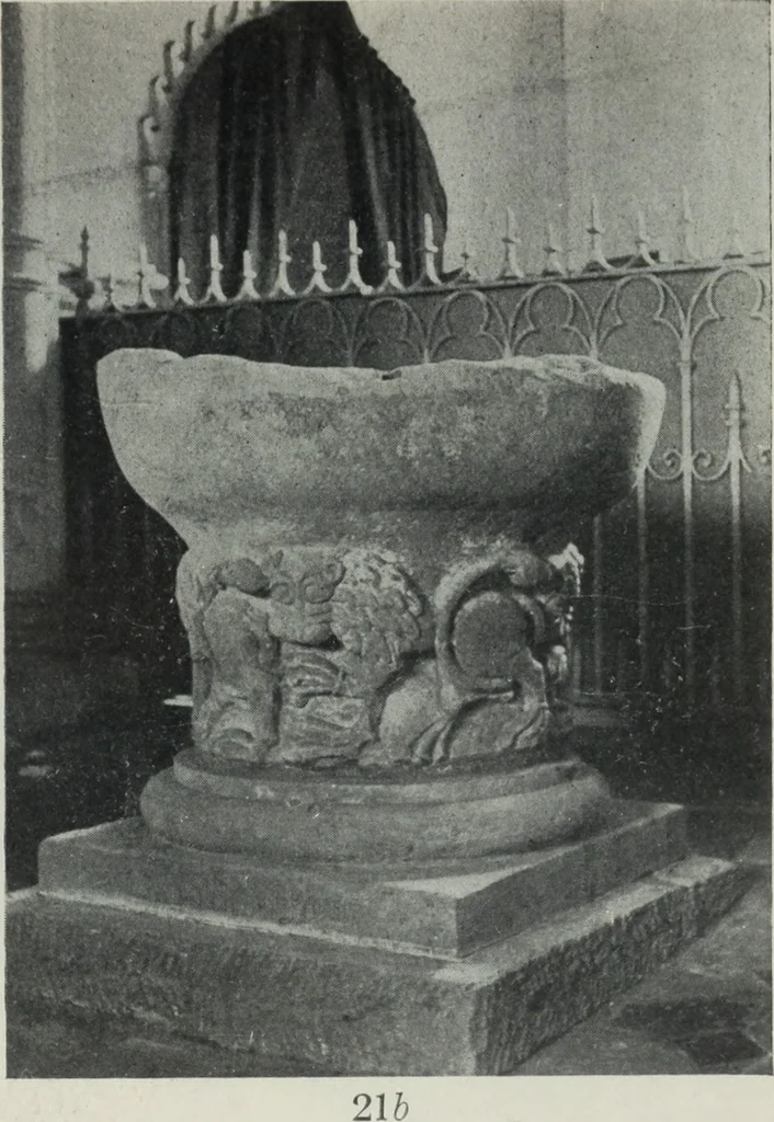 An illustration from Symbolism of animals and birds represented in English architecture, 1913, leaf 94