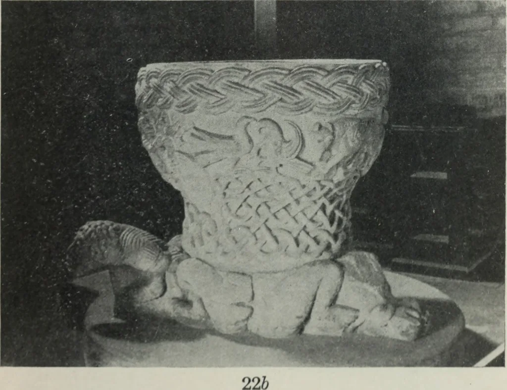 An illustration from Symbolism of animals and birds represented in English architecture, 1913, leaf 98