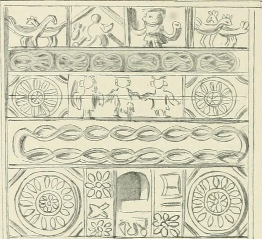 An illustration from Symbolism of the East and West, 1900, leaf 119