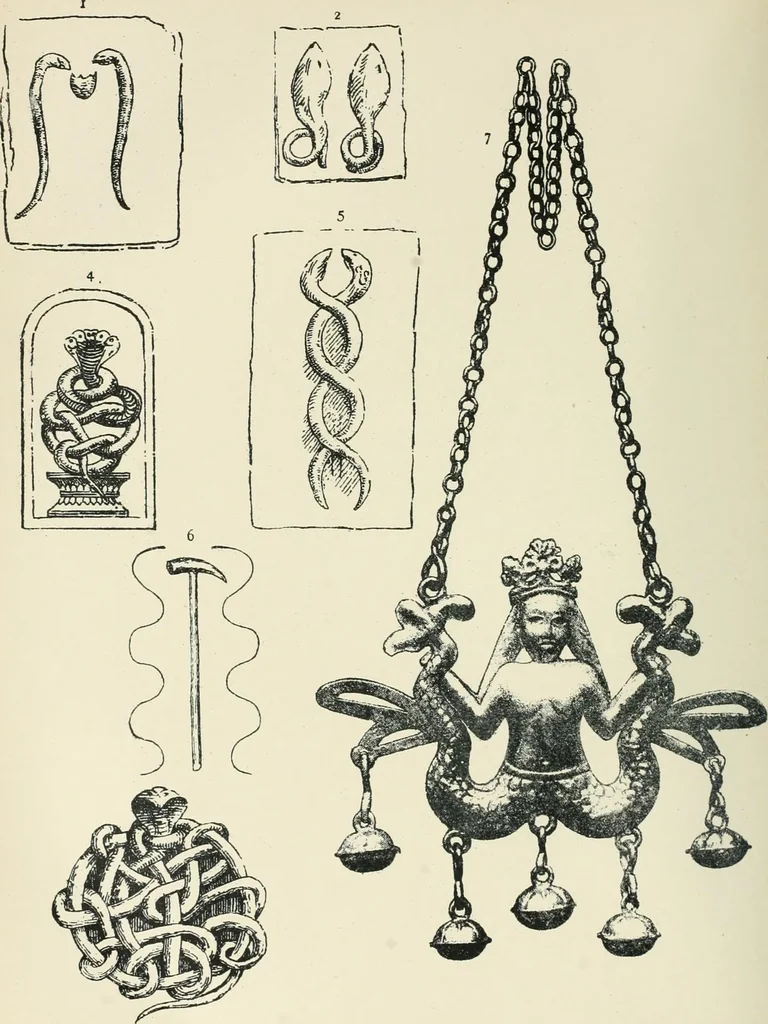 An illustration from Symbolism of the East and West, 1900, leaf 181