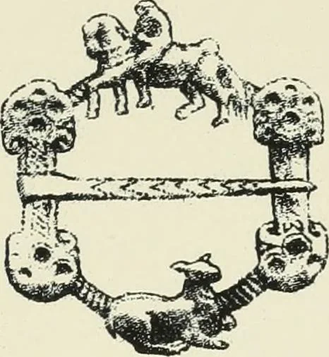 An illustration from Symbolism of the East and West, 1900, leaf 234