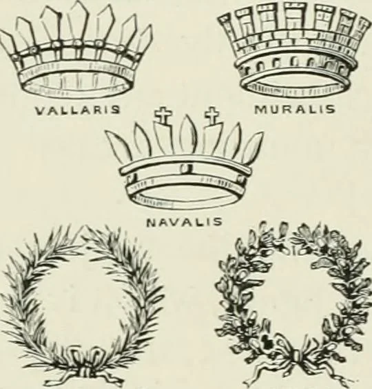 An illustration from The symbolisms of heraldry : or, A treatise on the meanings and derivations of armorial bearings, 1898, leaf 125