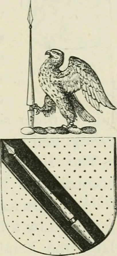 An illustration from The symbolisms of heraldry : or, A treatise on the meanings and derivations of armorial bearings, 1898, leaf 50
