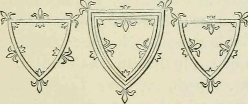 An illustration from The symbolisms of heraldry : or, A treatise on the meanings and derivations of armorial bearings, 1898, leaf 52