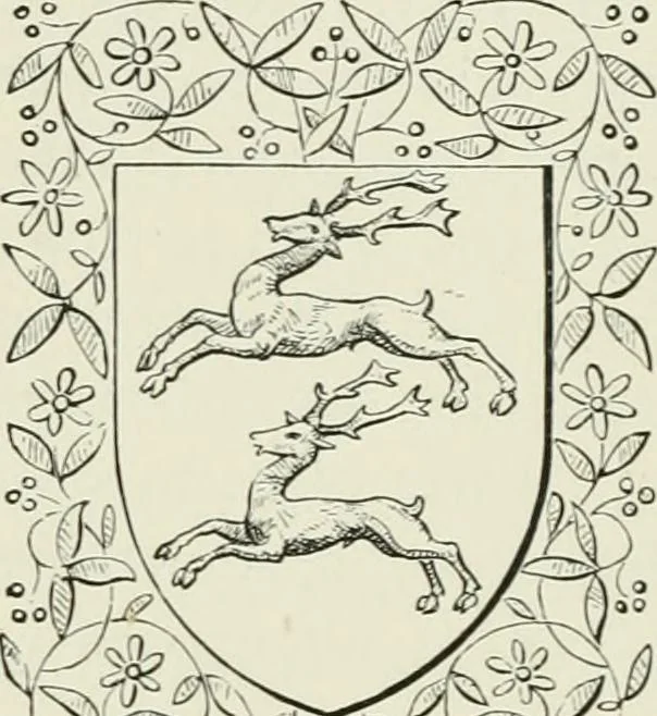 An illustration from The symbolisms of heraldry : or, A treatise on the meanings and derivations of armorial bearings, 1898, leaf 91