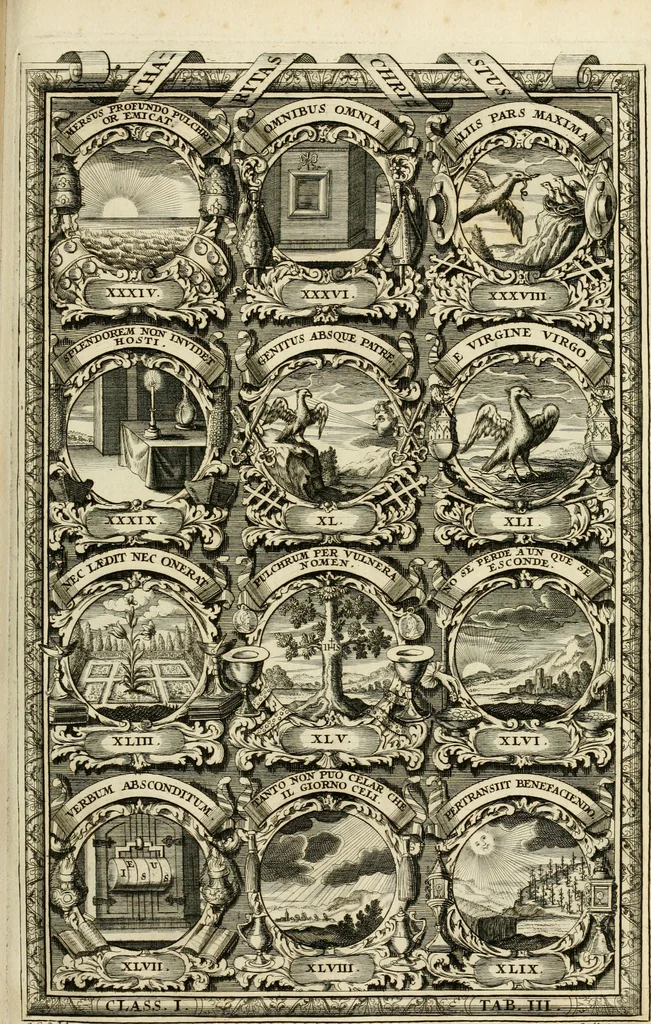 An illustration from Symbolographia, sive, De arte symbolica : sermones septem, 1702, leaf 180