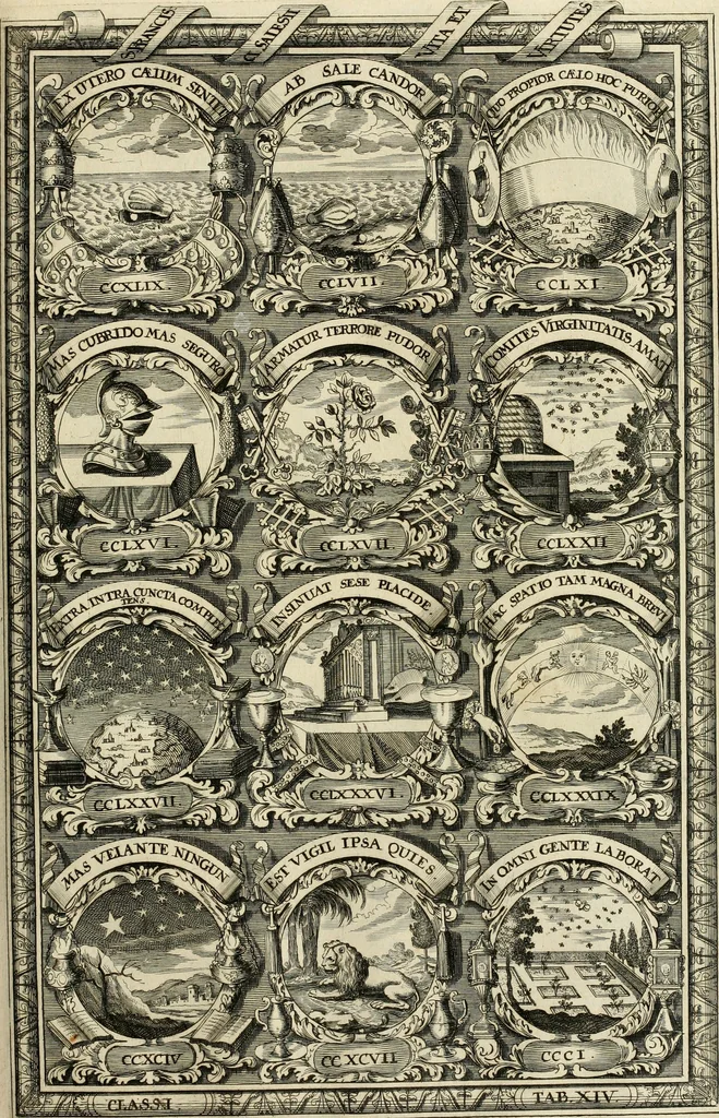 An illustration from Symbolographia, sive, De arte symbolica : sermones septem, 1702, leaf 202
