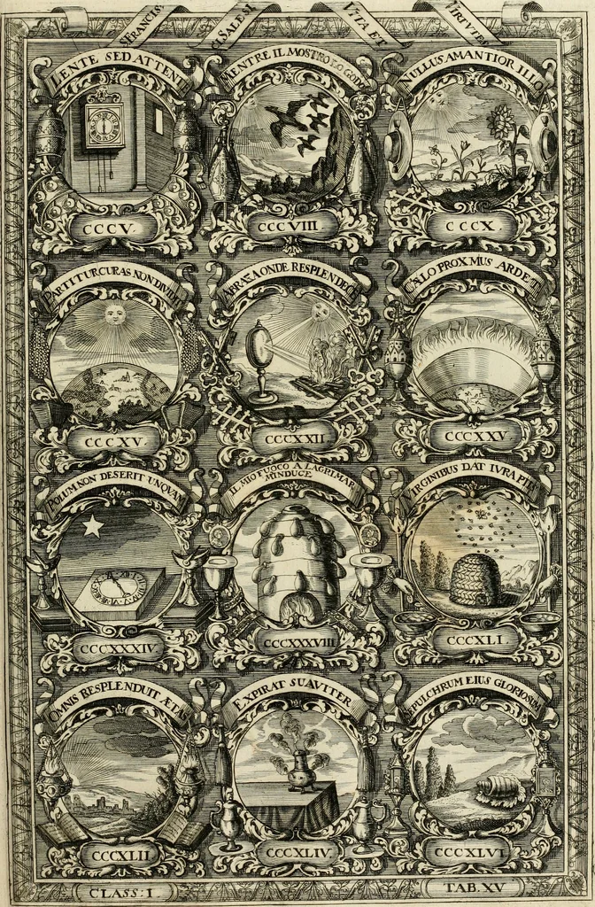An illustration from Symbolographia, sive, De arte symbolica : sermones septem, 1702, leaf 204