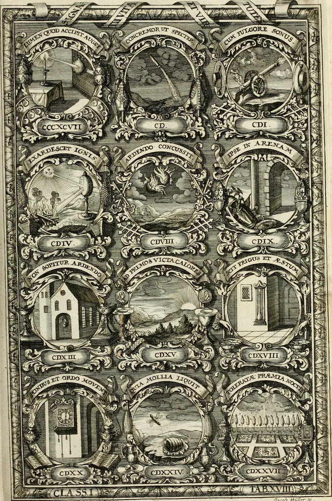 An illustration from Symbolographia, sive, De arte symbolica : sermones septem, 1702, leaf 210