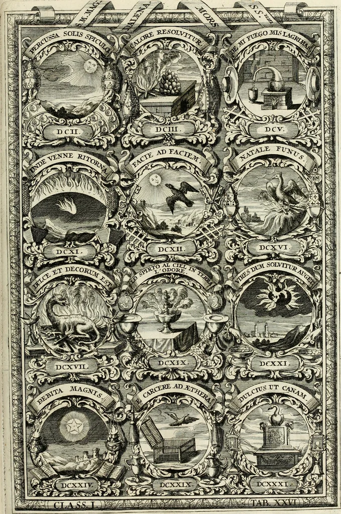 An illustration from Symbolographia, sive, De arte symbolica : sermones septem, 1702, leaf 226