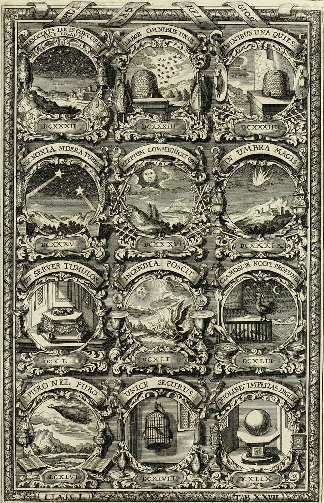 An illustration from Symbolographia, sive, De arte symbolica : sermones septem, 1702, leaf 228
