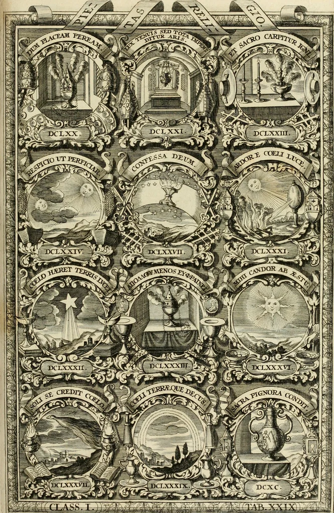 An illustration from Symbolographia, sive, De arte symbolica : sermones septem, 1702, leaf 232