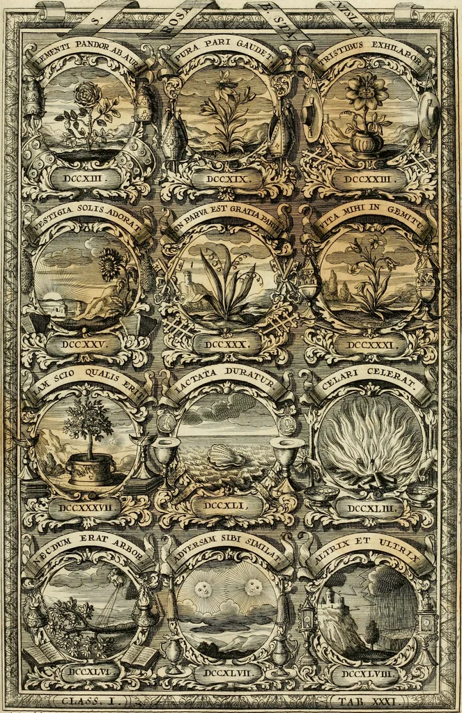 An illustration from Symbolographia, sive, De arte symbolica : sermones septem, 1702, leaf 236