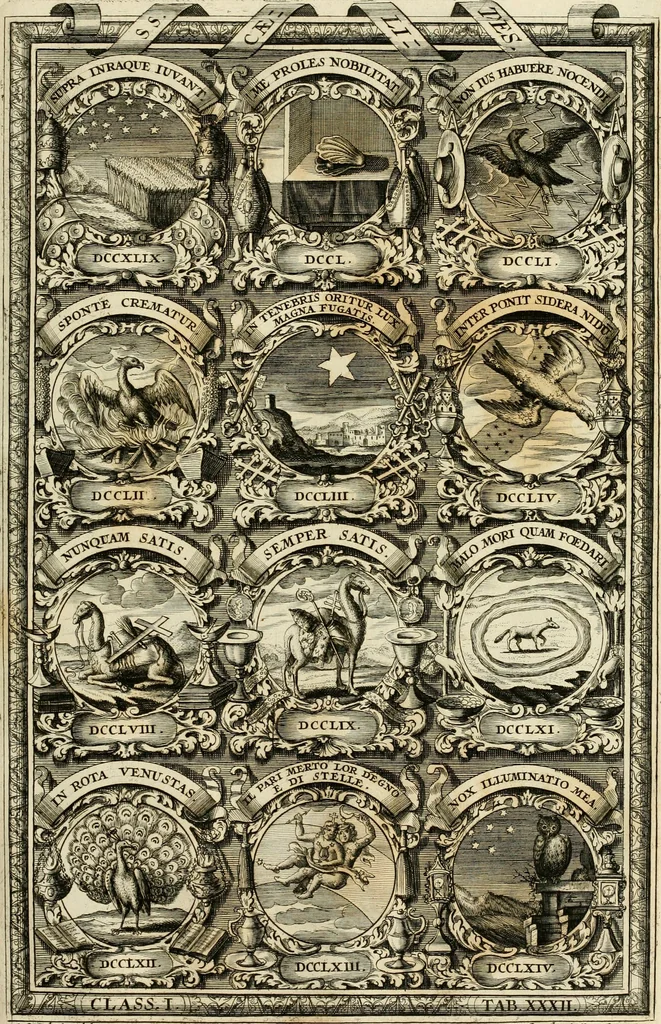 An illustration from Symbolographia, sive, De arte symbolica : sermones septem, 1702, leaf 238