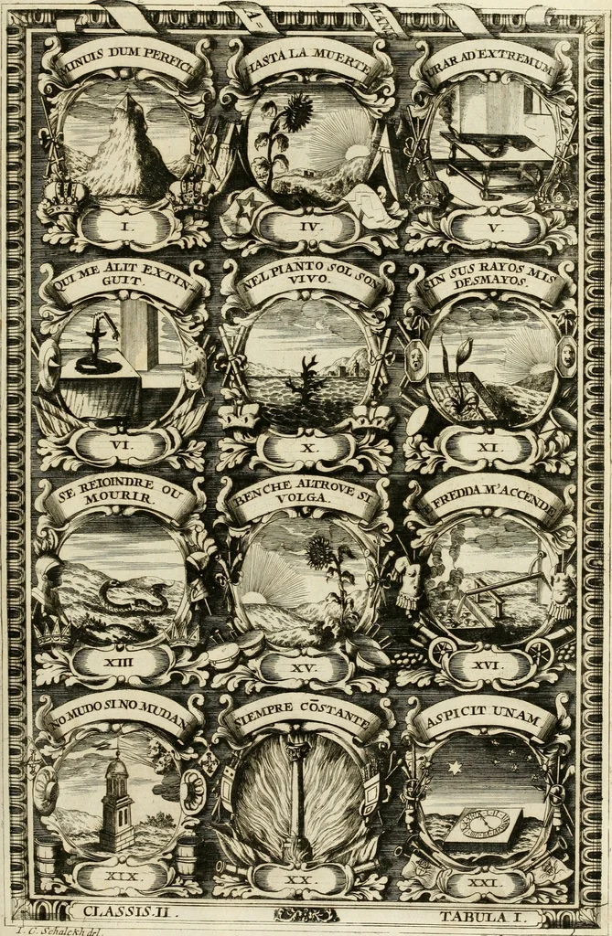 An illustration from Symbolographia, sive, De arte symbolica : sermones septem, 1702, leaf 336