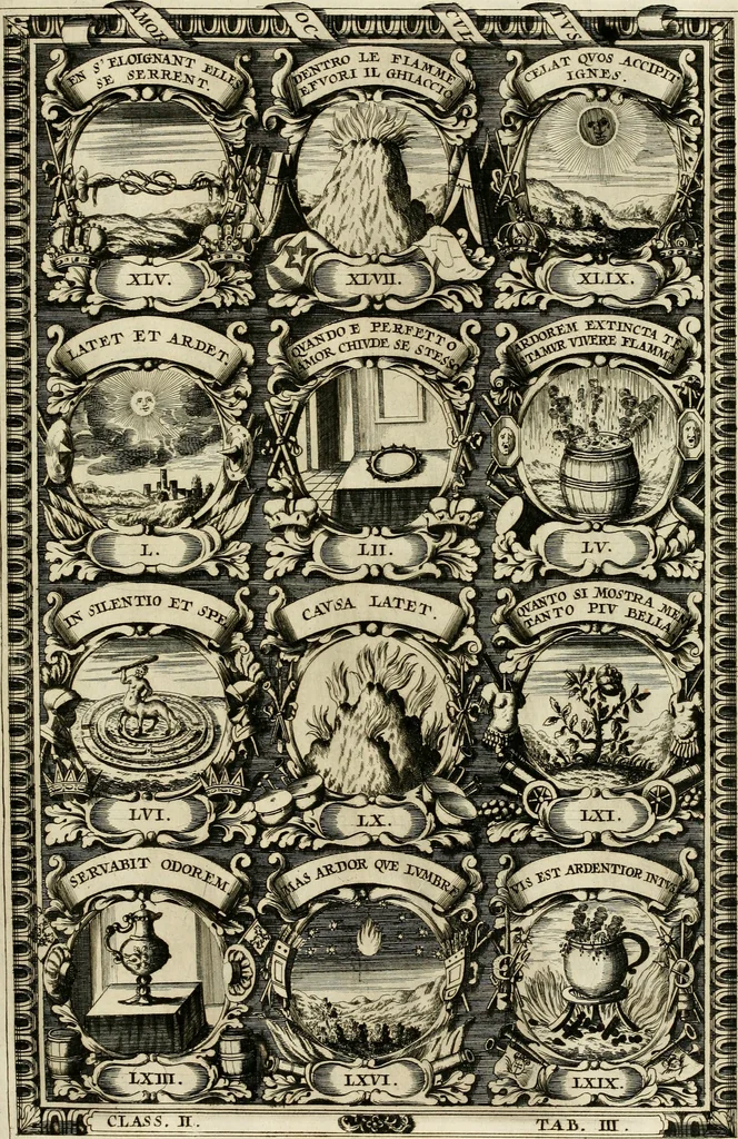 An illustration from Symbolographia, sive, De arte symbolica : sermones septem, 1702, leaf 340