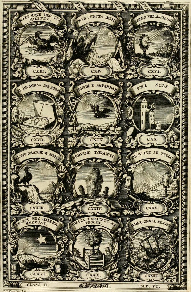 An illustration from Symbolographia, sive, De arte symbolica : sermones septem, 1702, leaf 346
