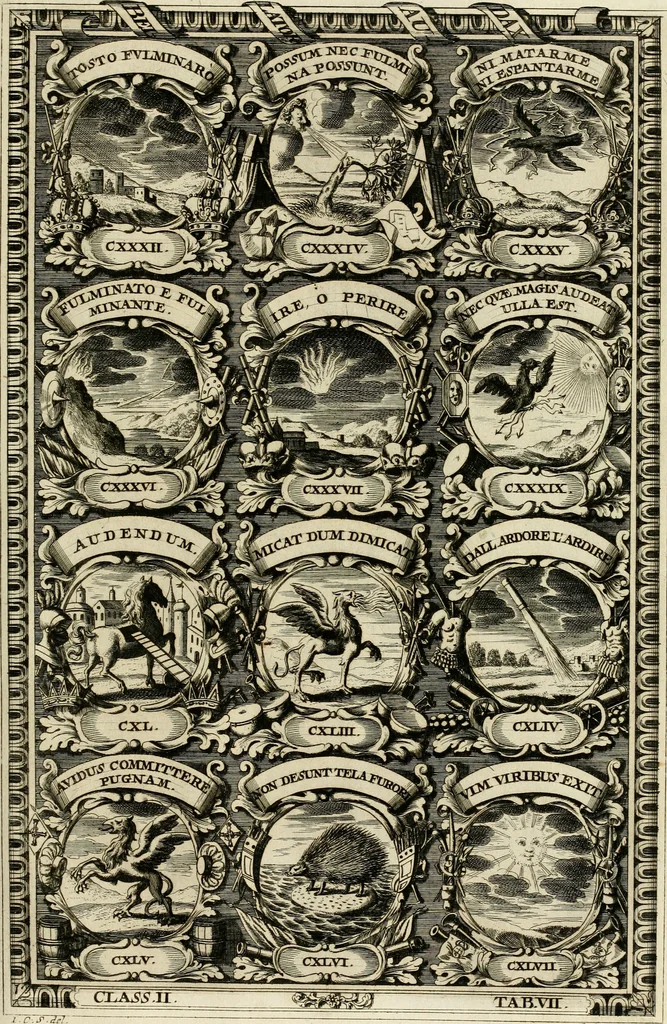 An illustration from Symbolographia, sive, De arte symbolica : sermones septem, 1702, leaf 348