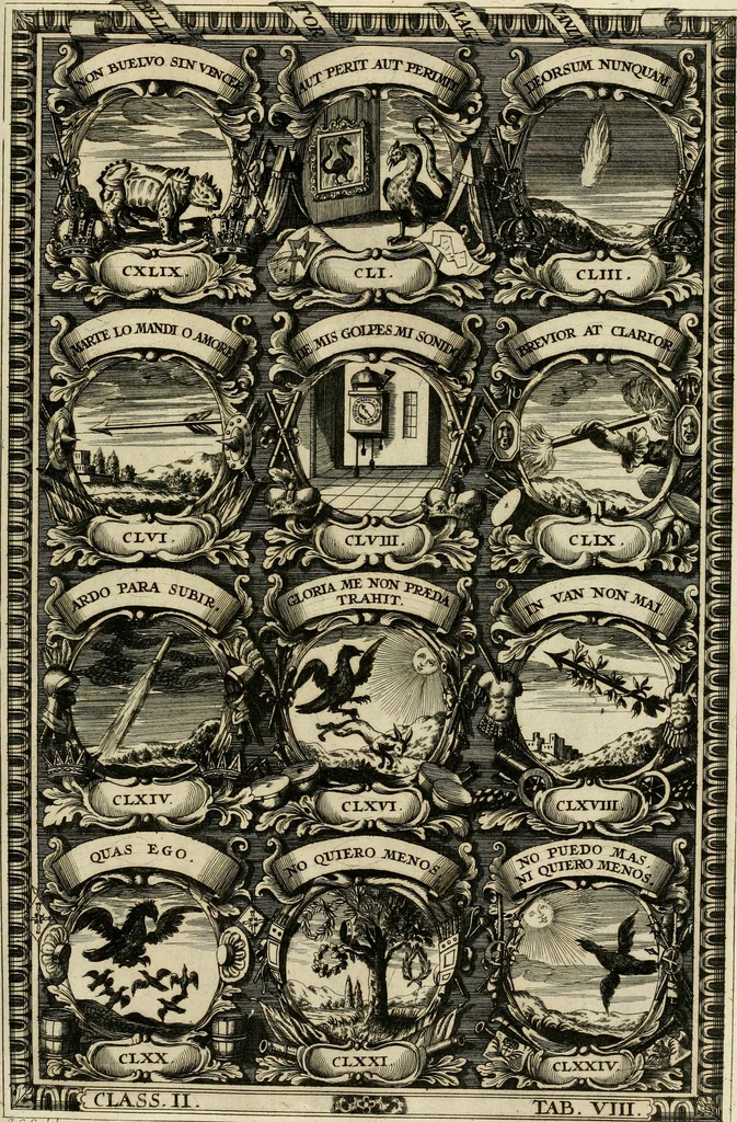 An illustration from Symbolographia, sive, De arte symbolica : sermones septem, 1702, leaf 350
