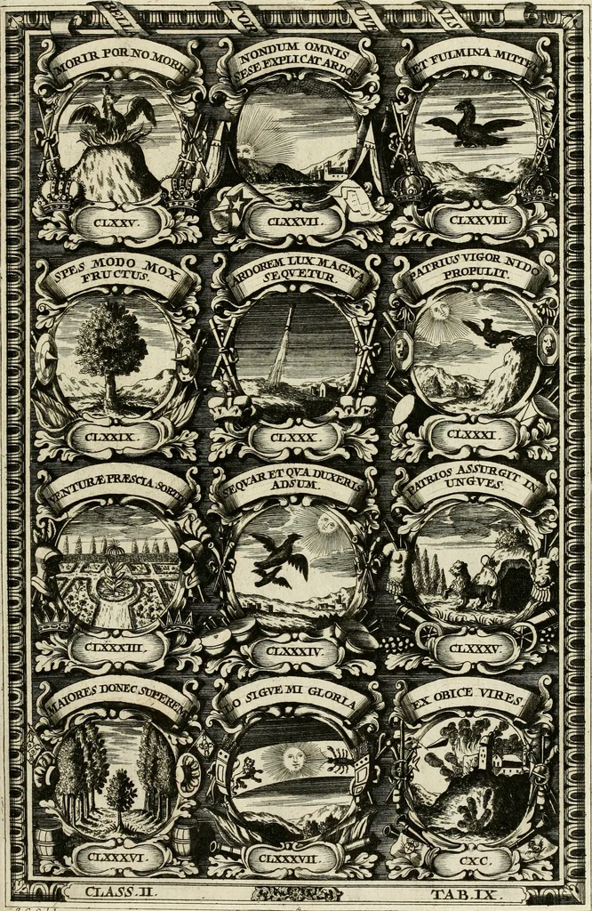 An illustration from Symbolographia, sive, De arte symbolica : sermones septem, 1702, leaf 352