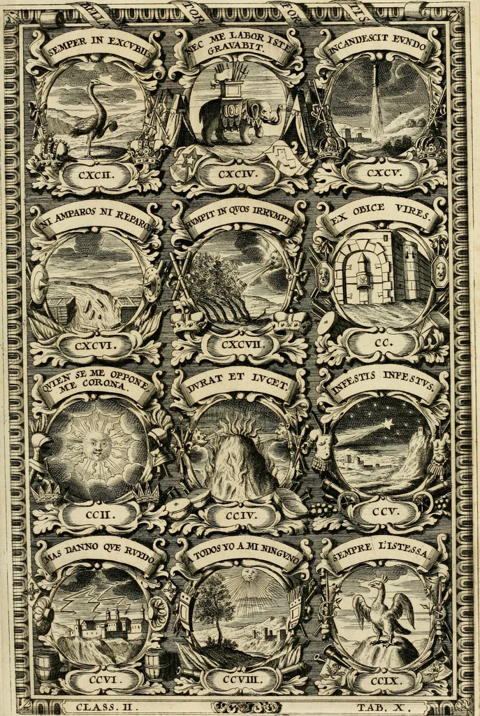 An illustration from Symbolographia, sive, De arte symbolica : sermones septem, 1702, leaf 354