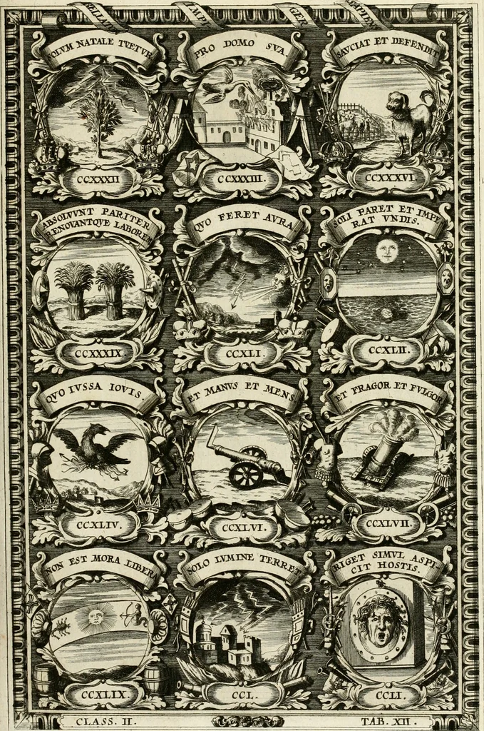 An illustration from Symbolographia, sive, De arte symbolica : sermones septem, 1702, leaf 358