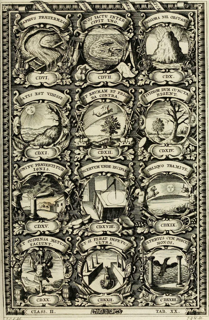 An illustration from Symbolographia, sive, De arte symbolica : sermones septem, 1702, leaf 374