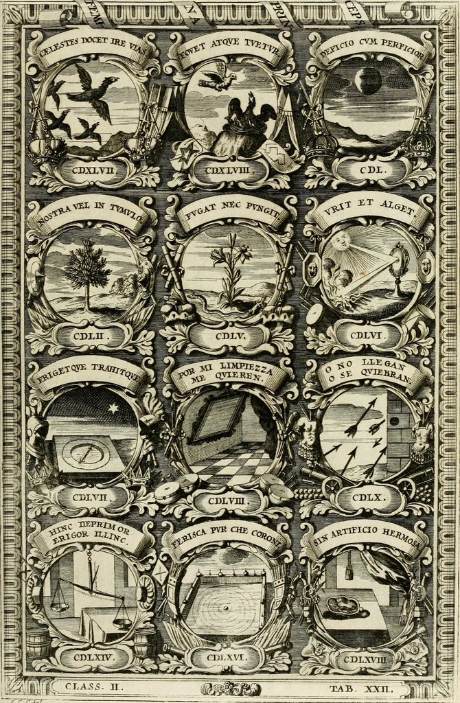 An illustration from Symbolographia, sive, De arte symbolica : sermones septem, 1702, leaf 378