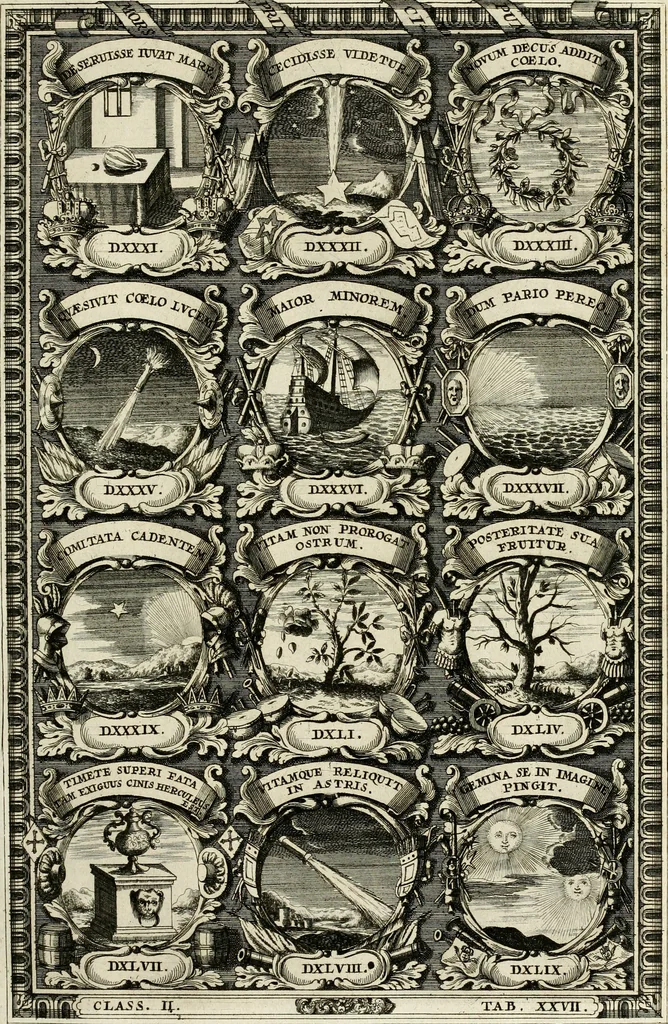 An illustration from Symbolographia, sive, De arte symbolica : sermones septem, 1702, leaf 388