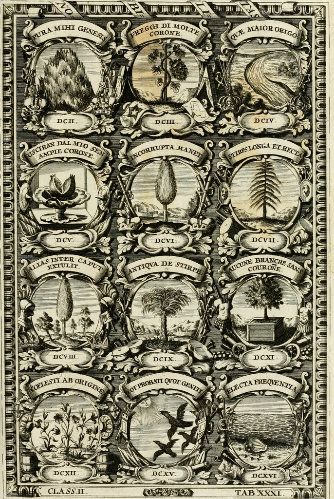 An illustration from Symbolographia, sive, De arte symbolica : sermones septem, 1702, leaf 396