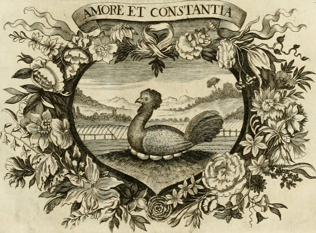 An illustration from Symbolographia, sive, De arte symbolica : sermones septem, 1702, leaf 4