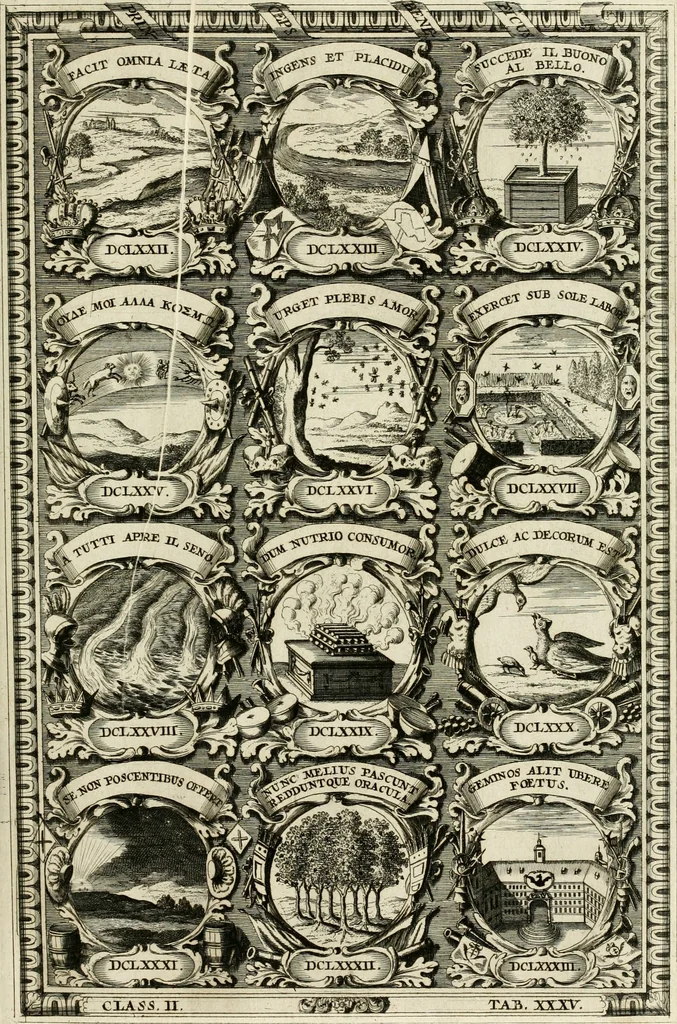 An illustration from Symbolographia, sive, De arte symbolica : sermones septem, 1702, leaf 404