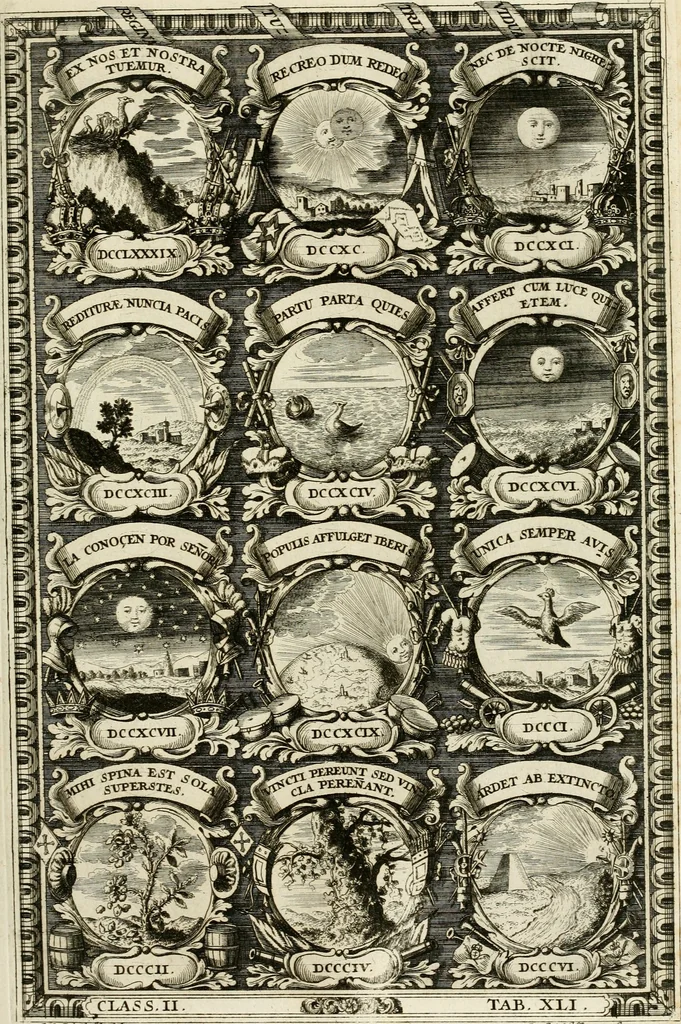 An illustration from Symbolographia, sive, De arte symbolica : sermones septem, 1702, leaf 416
