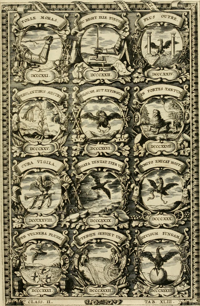 An illustration from Symbolographia, sive, De arte symbolica : sermones septem, 1702, leaf 420