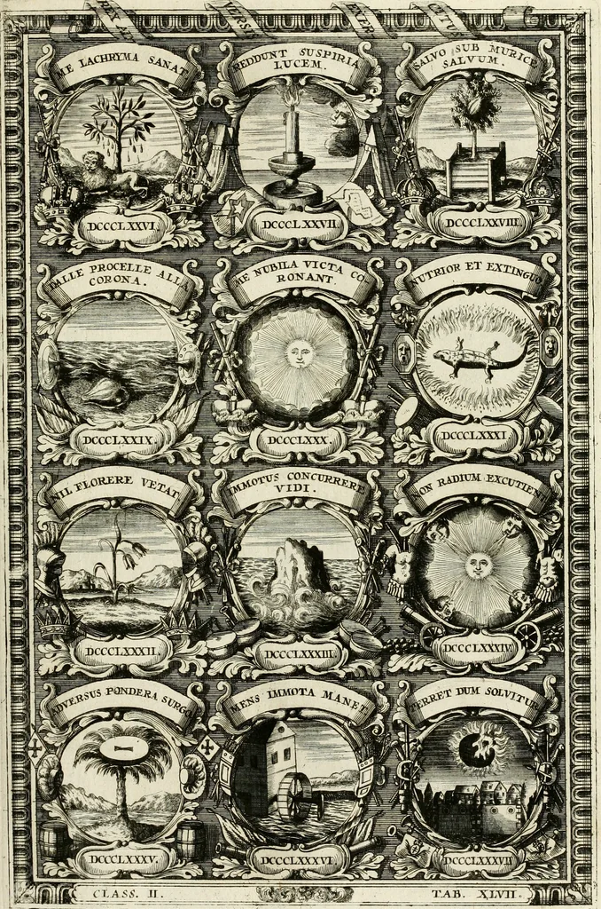 An illustration from Symbolographia, sive, De arte symbolica : sermones septem, 1702, leaf 428