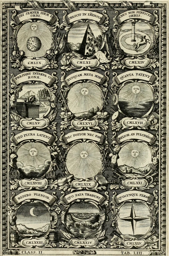 An illustration from Symbolographia, sive, De arte symbolica : sermones septem, 1702, leaf 440