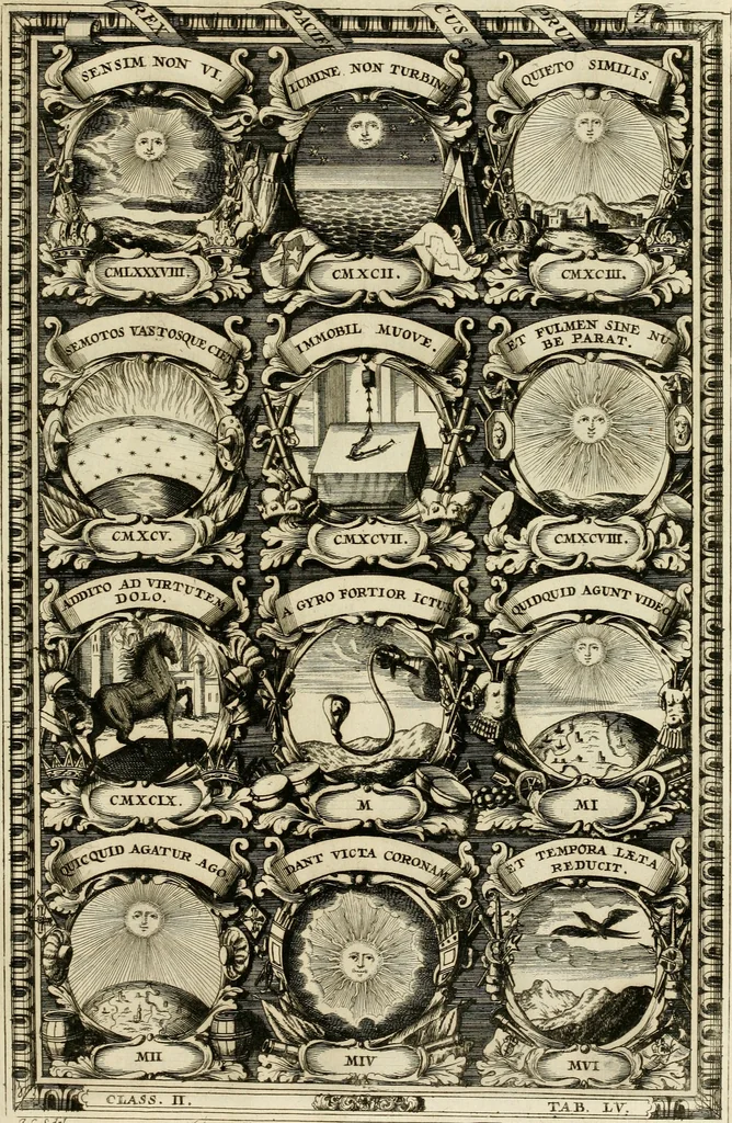 An illustration from Symbolographia, sive, De arte symbolica : sermones septem, 1702, leaf 444
