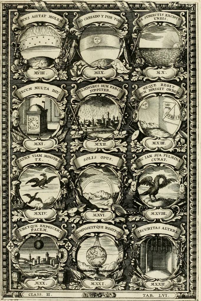 An illustration from Symbolographia, sive, De arte symbolica : sermones septem, 1702, leaf 446